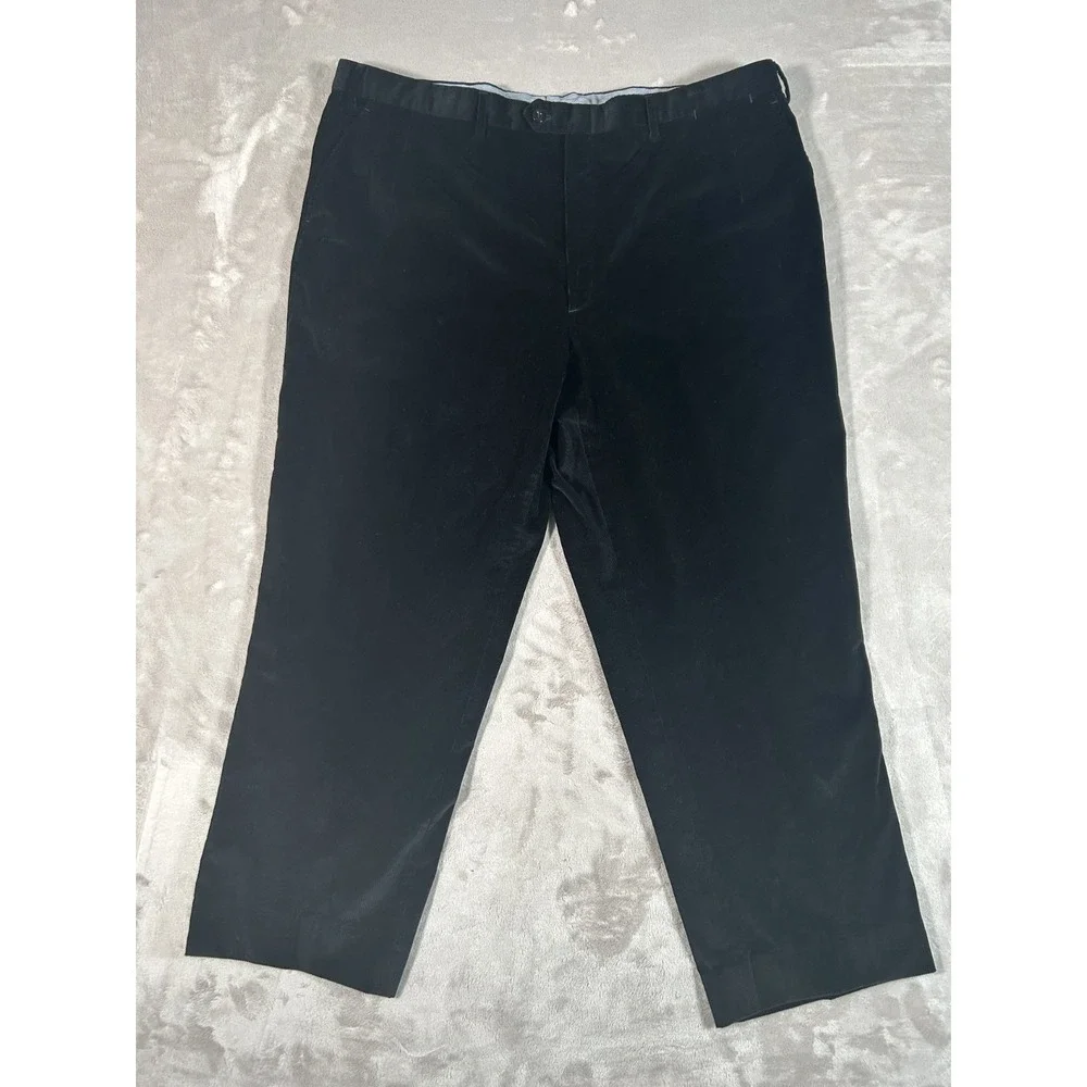Brioni Cannes Corduroy Pants Mens Black 44R 40x28 Made In Italy Designer Preppy